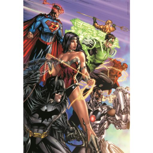 Az Igazság Ligája DC Power 1000 db-os Compact puzzle Clementoni