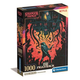   Stranger Things Piggyback 1000 db-os Compact puzzle Clementoni