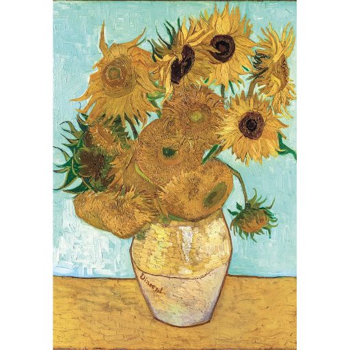 Művészet Sunflowers 1000 db-os Compact puzzle Clementoni