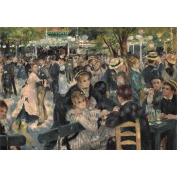   Művészet Bál a Moulin de la Galette-ben Renoir 1000 db-os Compact puzzle Clementoni