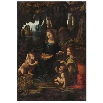   Művészet Sziklás Madonna Da Vinci 1000 db-os Compact puzzle Clementoni