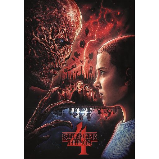Stranger Things Eleven vs. Vecna 1000 db-os Compact puzzle Clementoni