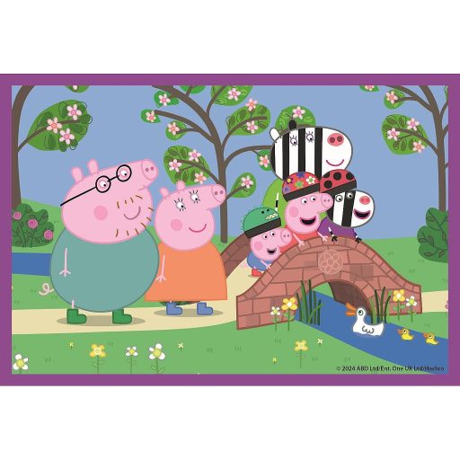 Peppa malac Duck Pond mesekocka 6 db-os Clementoni