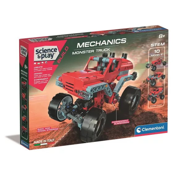 Monster Truck Mechanics 10 az 1-ben építőjáték Clementoni Monster Truck Mechanics 10 az 1-ben építőjáték Clementoni