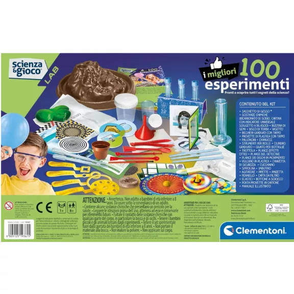 110 legjobb tudományos kísérlet készlet Science & Play Clementoni