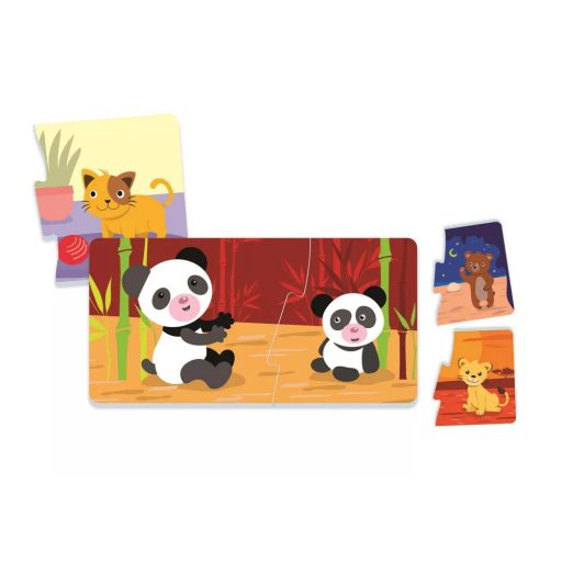 Állatok és kicsinyeik Young&Learner oktatójáték Clementoni