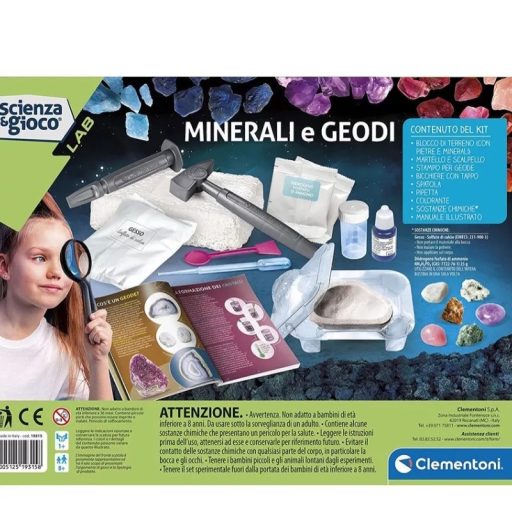 Ásványok és geódák Science tudományos szett Clementoni