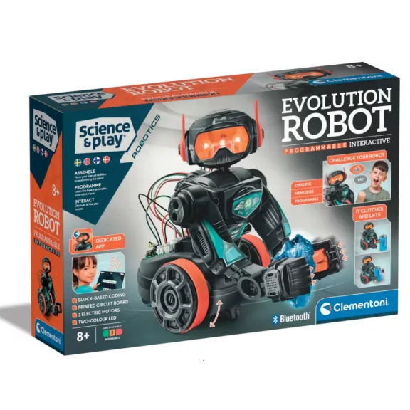 Programozható játékrobot Evolution Robot Clementoni Programozható játékrobot Evolution Robot Clementoni