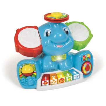 Elefánt Cute interaktív zenélő játék Clementoni