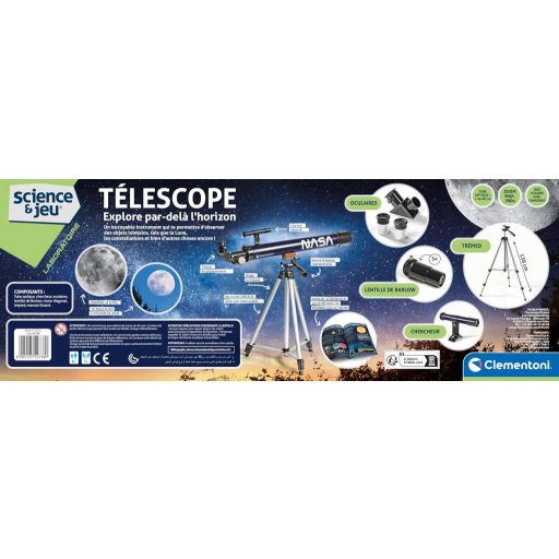 NASA teleszkóp szett Science & Play Clementoni