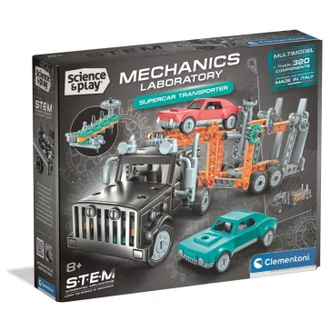 Autószállító Mechanics építőjáték Clementoni