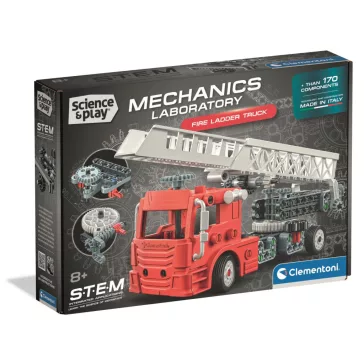 Tűzoltóautó Mechanics építőjáték Clementoni