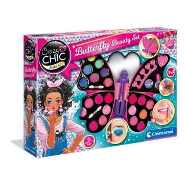 Crazy Chic Butterfly szépségápoló készlet Clementoni