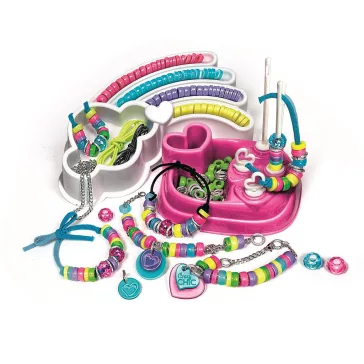   Crazy Chic Rainbow karkötő készítő kreatív szett Clementoni
