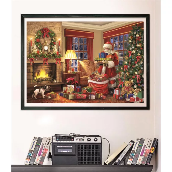 Karácsonyi Santa's Gift 1000 db-os puzzle Clementoni