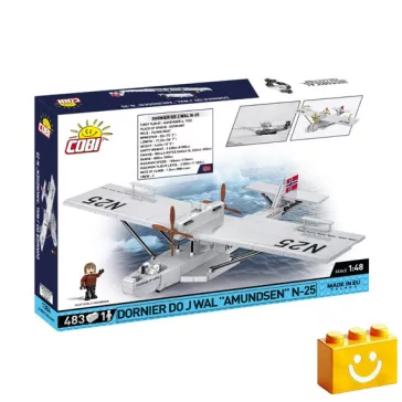   COBI 1384 - Dornier Do J Wal "Amundsen" N-25 – 100% kompatibilis minden más kedvelt márkával