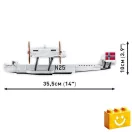 COBI 1384 - Dornier Do J Wal "Amundsen" N-25 – 100% kompatibilis minden más kedvelt márkával