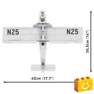 COBI 1384 - Dornier Do J Wal "Amundsen" N-25 – 100% kompatibilis minden más kedvelt márkával