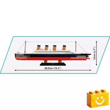   COBI 1680 - R.M.S. Titanic  építőjáték – 100% kompatibilis minden más kedvelt márkával