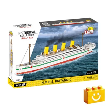   COBI 1681 - H.M.H.S. Britannic  építőjáték – 100% kompatibilis minden más kedvelt márkával