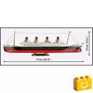 COBI 1686 - R.M.S. Titanic 1:300 építőjáték – 100% kompatibilis minden más kedvelt márkával COBI 1686 - R.M.S. Titanic 1:300 építőjáték – 100% kompatibilis minden más kedvelt márkával
