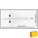 COBI 1689 - Concorde G-BBDG szuperszonikus utasszállító repülőgép - 100% kompatibilis minden más kedvelt márkával COBI 1689 - Concorde G-BBDG szuperszonikus utasszállító repülőgép - 100% kompatibilis minden más kedvelt márkával