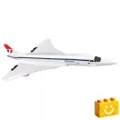 COBI 1689 - Concorde G-BBDG szuperszonikus utasszállító repülőgép - 100% kompatibilis minden más kedvelt márkával COBI 1689 - Concorde G-BBDG szuperszonikus utasszállító repülőgép - 100% kompatibilis minden más kedvelt márkával
