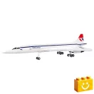COBI 1689 - Concorde G-BBDG szuperszonikus utasszállító repülőgép - 100% kompatibilis minden más kedvelt márkával COBI 1689 - Concorde G-BBDG szuperszonikus utasszállító repülőgép - 100% kompatibilis minden más kedvelt márkával