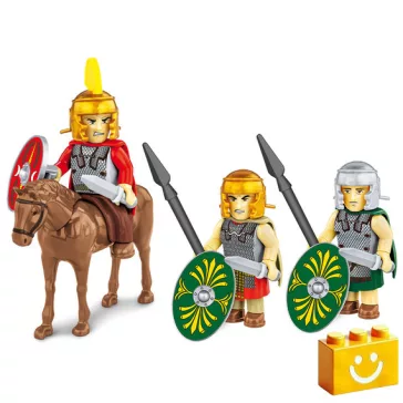   COBI 20073 - Római Auxilia (Roman Auxilia) minifigurák - 100% kompatibilis minden más kedvelt márkával