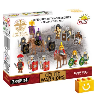   COBI 20074 - Kelta harcosok (Celtic Warriors) minifigurák - 100% kompatibilis minden más kedvelt márkával