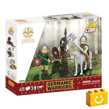   COBI 20075 - Germán harcosok (Germanic Warriors) minifigurák - 100% kompatibilis minden más kedvelt márkával