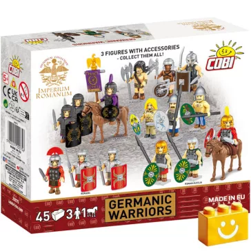   COBI 20075 - Germán harcosok (Germanic Warriors) minifigurák - 100% kompatibilis minden más kedvelt márkával