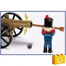 COBI 20093 - Napóleon francia tüzérségi ágyúja és minifigura – 100% kompatibilis minden más kedvelt márkával