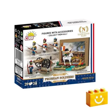   COBI 20094 - Porosz katonai minifigurák – 100% kompatibilis minden más kedvelt márkával