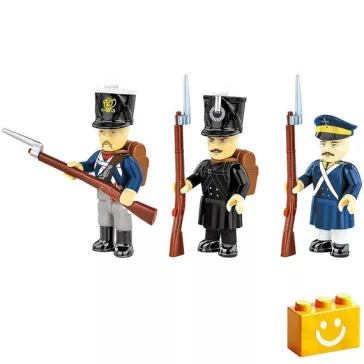   COBI 20094 - Porosz katonai minifigurák – 100% kompatibilis minden más kedvelt márkával
