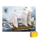 COBI 20096 - HMS Victory sorhajó építőjáték – 100% kompatibilis minden más kedvelt márkával