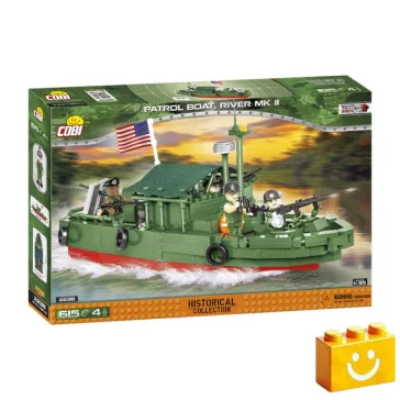   COBI 2238 – Patrol Boat, River MK II – Őrnaszád építőjáték – 100% kompatibilis minden más kedvelt márkával