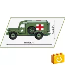 COBI 2257 – Dodge WC-54 Mentőautó építőjáték – 100% kompatibilis minden más kedvelt márkával