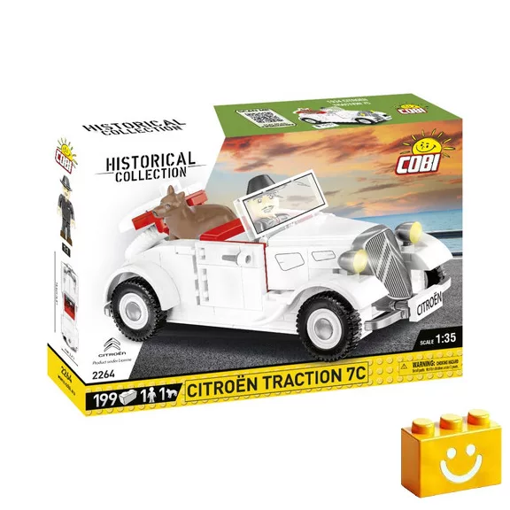 COBI 2264 – Citroën Traction 7C építőjáték – 100% kompatibilis minden más kedvelt márkával COBI 2264 – Citroën Traction 7C építőjáték – 100% kompatibilis minden más kedvelt márkával