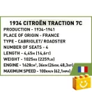 COBI 2264 – Citroën Traction 7C építőjáték – 100% kompatibilis minden más kedvelt márkával COBI 2264 – Citroën Traction 7C építőjáték – 100% kompatibilis minden más kedvelt márkával