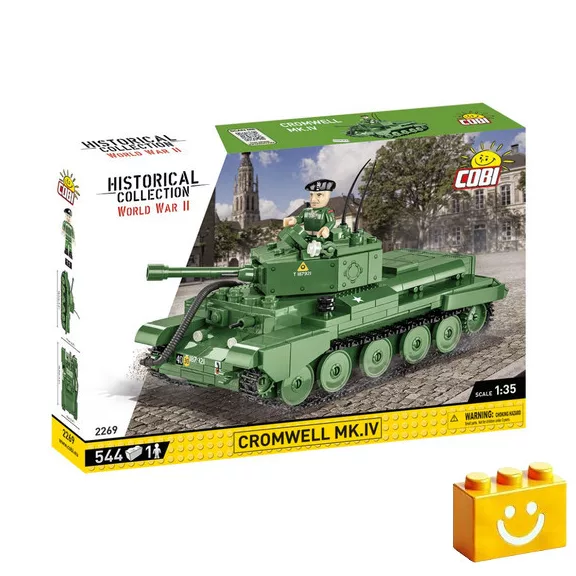 COBI 2269 – Cromwell Mk. IV Harckocsi építőjáték – 100% kompatibilis minden más kedvelt márkával COBI 2269 – Cromwell Mk. IV Harckocsi építőjáték – 100% kompatibilis minden más kedvelt márkával