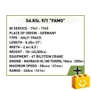 COBI 2281 – Sd.Kfz. 9/1 "FAMO" építőjáték – 100% kompatibilis minden más kedvelt márkával