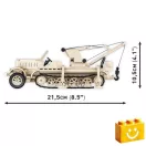 COBI 2281 – Sd.Kfz. 9/1 "FAMO" építőjáték – 100% kompatibilis minden más kedvelt márkával