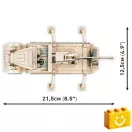 COBI 2281 – Sd.Kfz. 9/1 "FAMO" építőjáték – 100% kompatibilis minden más kedvelt márkával