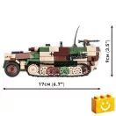 COBI 2283 – Sd.KFZ. 251/9 "STUMMEL" építőjáték – 100% kompatibilis minden más kedvelt márkával