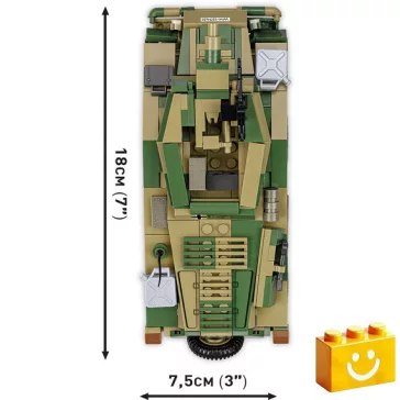   COBI 2288 – Sd.Kfz 234/3 STUMMEL építőjáték – 100% kompatibilis minden más kedvelt márkával