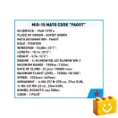 COBI 2416 – MiG-15 NATO kód 'Fagot' – Szovjet vadászgép építőjáték – 100% kompatibilis minden más kedvelt márkával COBI 2416 – MiG-15 NATO kód 'Fagot' – Szovjet vadászgép építőjáték – 100% kompatibilis minden más kedvelt márkával