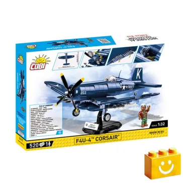   COBI 2417 – F4U-4 Corsair – Amerikai vadászbombázó építőjáték – 100% kompatibilis minden más kedvelt márkával
