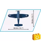 COBI 2417 – F4U-4 Corsair – Amerikai vadászbombázó építőjáték – 100% kompatibilis minden más kedvelt márkával