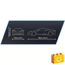 COBI 24335 – Maserati MC20 építőjáték – 100% kompatibilis minden más kedvelt márkával
